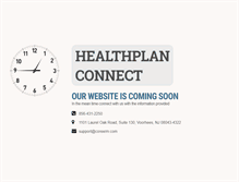 Tablet Screenshot of healthplanconnect.com